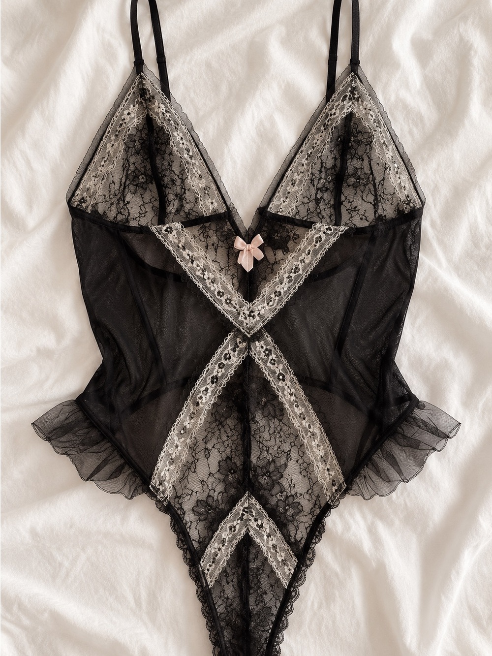 Vintage Victoria’s Secret Lace Teddy – NWT – Size L- 90s- Y2K